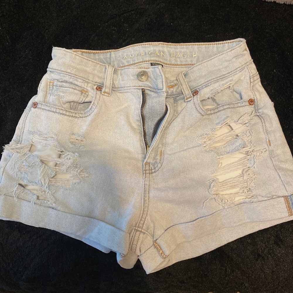 I am selling a light colored jean short originally bought at American eagle.